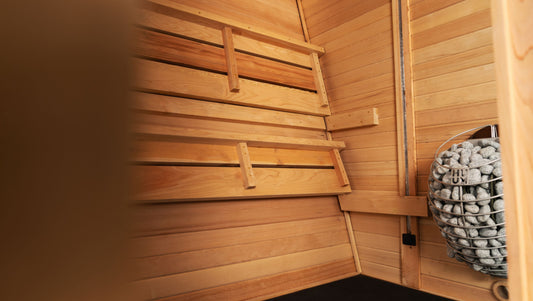 interior of Plunge Sauna
