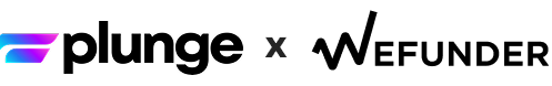 Plunge x Wefunder logo