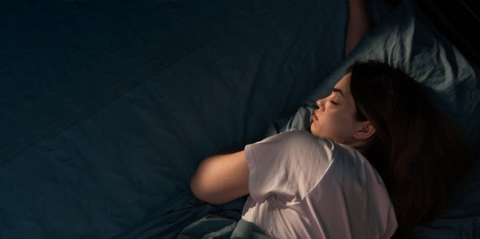 woman sleeping in bed