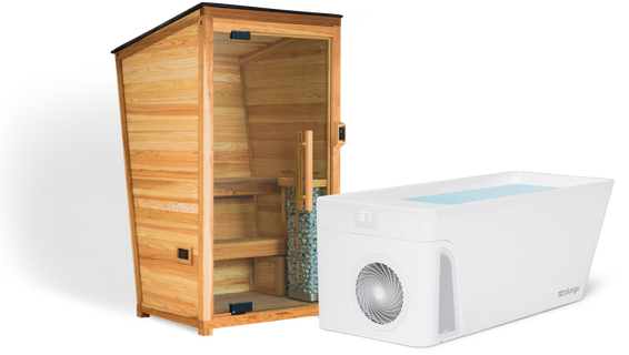 Contrast Therapy Bundle: Plunge All-In + The Sauna Mini