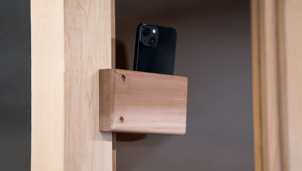 Sauna Phone Mount