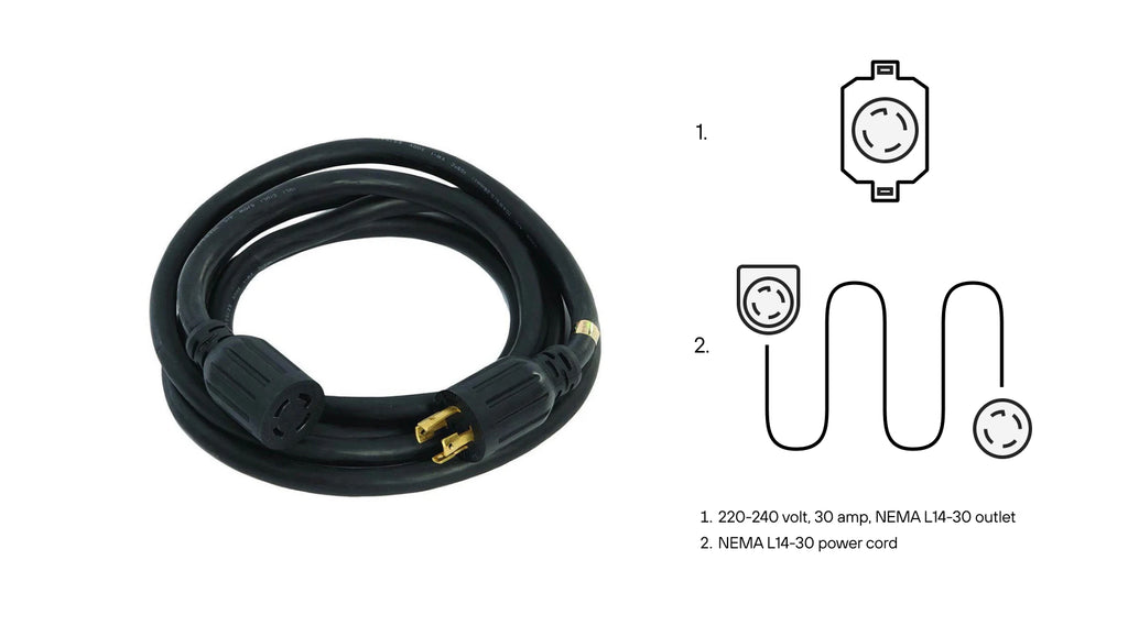 Standard Sauna Power Cord - 10ft