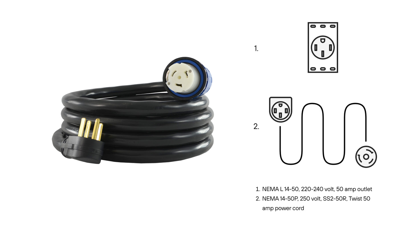 XL Sauna Power Cord - 10ft