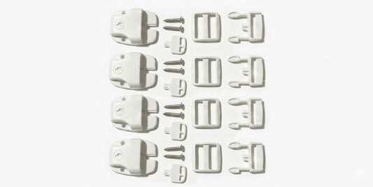Spa Cover Latch and Buckle Hardware Kit (4-pack)