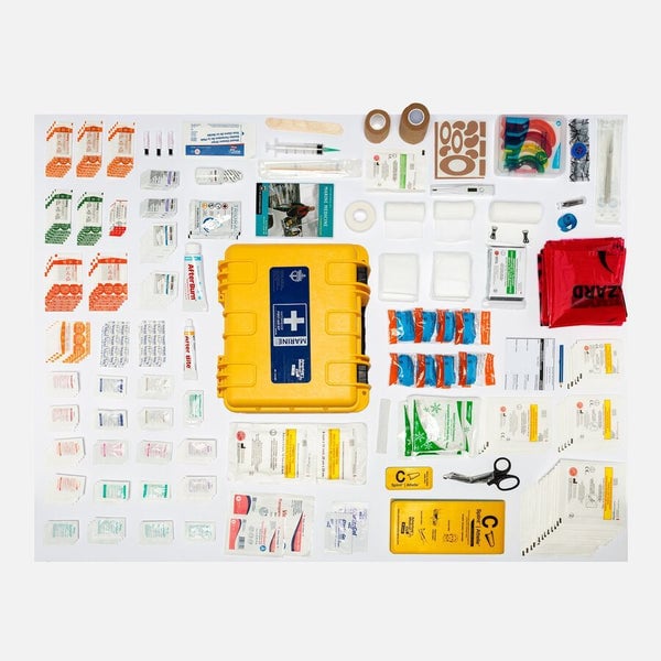 extensive medical kit supplies